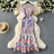 Floral Embroidery Fishtail Dress