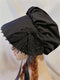 Black Colonial Bonnet Hat