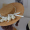 Vintage Flower Flat Hat