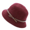 Warm Cloche Blended Wool  Hat