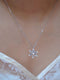 Snowflake CZ Diamond Necklace