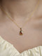 Waterdrop Red Gemstone Necklace