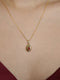 Waterdrop Red Gemstone Necklace