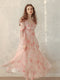 Printed Fairycore Dress