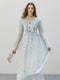 Butterfly Print Princess Dress