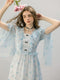 Butterfly Print Princess Dress
