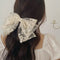 Elegant 3-Layered Lace Hair Bow